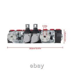 Hydraulic Backhoe Directional Control Valve with 4 Joysticks 6 Spool 11 GPM