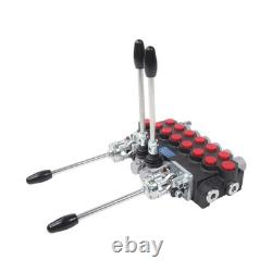 Hydraulic Backhoe Directional Control Valve with 4 Joysticks 6 Spool 11 GPM