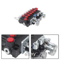 Hydraulic Backhoe Directional Control Valve with 4 Joysticks 6 Spool 11 GPM