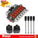 Hydraulic Backhoe Directional Control Valve With 4 Joysticks 6 Spool 11 Gpm New