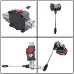 Hydraulic Control Valve 1 Spool 8 GPM 3500 PSI Double Acting SAE 8 Ports