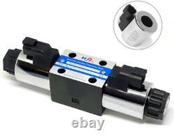 Hydraulic Directional Control Solenoid Valve 4WE6 D03 NG6 Size-6 DC 12V Deutsch