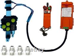 Hydraulic Directional Control Valve 1 Spool 13GPM 24V 2900PSI Double Acting