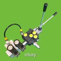 Hydraulic Directional Control Valve 1 Spool Wireless Remote Handle Distributo