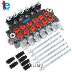 Hydraulic Directional Control Valve 11GPM Adjustable Relief Valve 6 Spool Hydraulic Directional Control Valve 11GPM Adjustable Relief Valve 6 Spool