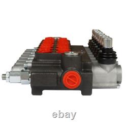 Hydraulic Directional Control Valve 13 GPM 7 Spool 3600 PSI SAE Interface