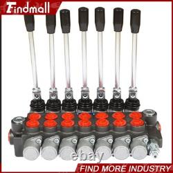 Hydraulic Directional Control Valve 13gpm P40 Double Acting Cylinder 7 Spool