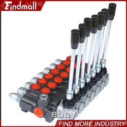 Hydraulic Directional Control Valve 13gpm P40 Double Acting Cylinder 7 Spool