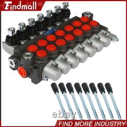 Hydraulic Directional Control Valve 13gpm P40 Double Acting Cylinder 7 Spool