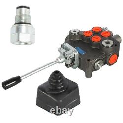 Hydraulic Directional Control Valve 2 Spool 21GPM With Joystick/conversion plug
