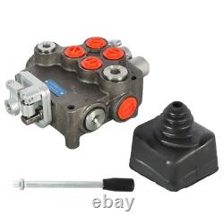 Hydraulic Directional Control Valve 2 Spool 21GPM With Joystick/conversion plug