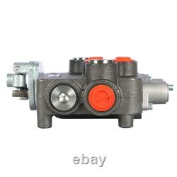 Hydraulic Directional Control Valve 2 Spool 21GPM With Joystick/conversion plug
