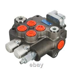 Hydraulic Directional Control Valve 2 Spool 21GPM With Joystick/conversion plug
