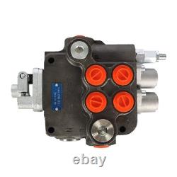 Hydraulic Directional Control Valve 2 Spool 21GPM With Joystick/conversion plug