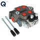 Hydraulic Directional Control Valve 2 Spool Bspp Tractor Loader Withjoystick 25gpm