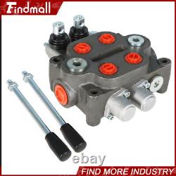 Hydraulic Directional Control Valve 2 Spool BSPP Tractor Loader, WithJoystick, 25GPM