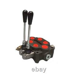 Hydraulic Directional Control Valve 2 Spool Tractors Loaders 3/4 Double Acting