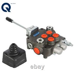 Hydraulic Directional Control Valve 21GPM 2 Spool WithJoystick 3625PSI For Tractor