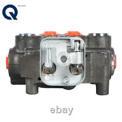 Hydraulic Directional Control Valve 21GPM 2 Spool WithJoystick 3625PSI For Tractor