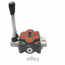 Hydraulic Directional Control Valve 25gpm 2 Spool Max. 3000PSI Manual Operation