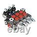 Hydraulic Directional Control Valve 3 Spool 13GPM 3600PSI BSPP Ports, Adjustable