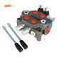 Hydraulic Directional Control Valve 3000 Psi, Bspp Interface, 2 Spool 25gpm