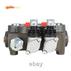 Hydraulic Directional Control Valve 3000 PSI, BSPP Interface, 2 Spool 25GPM