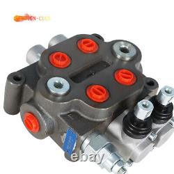 Hydraulic Directional Control Valve 3000 PSI, BSPP Interface, 2 Spool 25GPM