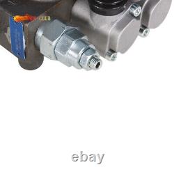 Hydraulic Directional Control Valve 3000 PSI, BSPP Interface, 2 Spool 25GPM