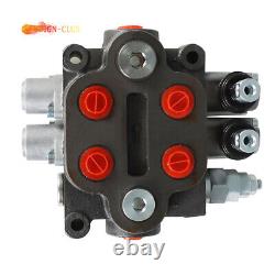 Hydraulic Directional Control Valve 3000 PSI, BSPP Interface, 2 Spool 25GPM