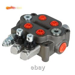 Hydraulic Directional Control Valve 3000 PSI, BSPP Interface, 2 Spool 25GPM