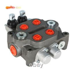 Hydraulic Directional Control Valve 3000 PSI, BSPP Interface, 2 Spool 25GPM