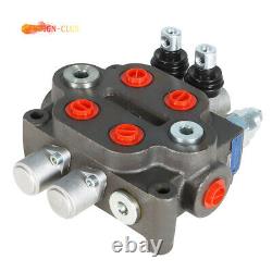 Hydraulic Directional Control Valve 3000 PSI, BSPP Interface, 2 Spool 25GPM