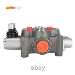 Hydraulic Directional Control Valve 3000 PSI, BSPP Interface, 2 Spool 25GPM