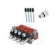 Hydraulic Directional Control Valve 4 Spool 11gpm Bspp With Conversion Plug