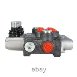 Hydraulic Directional Control Valve 4 Spool 11GPM BSPP With Conversion Plug