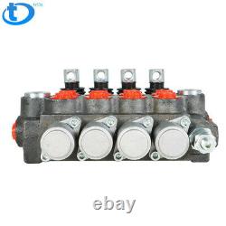 Hydraulic Directional Control Valve 4 Spool 11gpm, Double Acting Cylinder BSPP