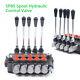 Hydraulic Directional Control Valve 5 Spool 4500psi Pressure 80l/min For Tractor