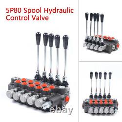 Hydraulic Directional Control Valve 5 Spool 4500PSI Pressure 80L/min for Tractor