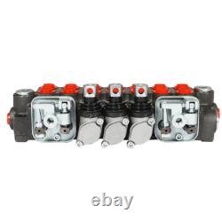 Hydraulic Directional Control Valve 7 Spool 11GPM 40L BSPP Interface 1/2 Port