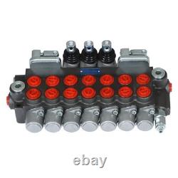 Hydraulic Directional Control Valve 7 Spool 11GPM, 40L, BSPP Interface NEW
