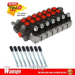 Hydraulic Directional Control Valve 7 Spool 13 GPM, 3600 PSI, SAE Interface