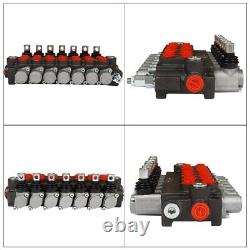 Hydraulic Directional Control Valve 7 Spool 13 GPM, 3600 PSI, SAE Interface