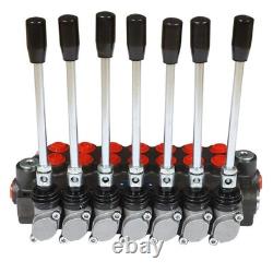 Hydraulic Directional Control Valve 7 Spool 13 GPM, 3600 PSI, SAE Interface