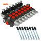Hydraulic Directional Control Valve 7 Spool 13gpm P40 Double Acting Cylinder