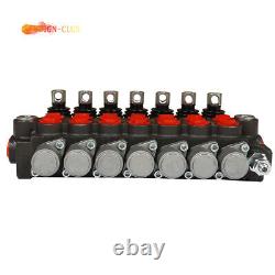 Hydraulic Directional Control Valve 7 Spool 13gpm P40 Double Acting Cylinder