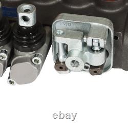 Hydraulic Directional Control Valve 7Spool 40L 11 gpm 2 Joystick BSPP Interface