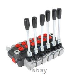 Hydraulic Directional Control Valve Adjustable Relief Valve 6 Spool 11GPM