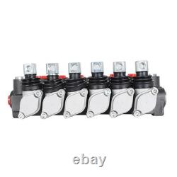 Hydraulic Directional Control Valve Adjustable Relief Valve 6 Spool 11GPM