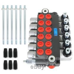 Hydraulic Directional Control Valve Adjustable Relief Valve 6 Spool 11GPM US